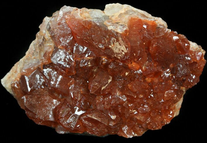 Red Hematoid Quartz Cluster - Morocco #44748